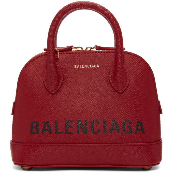 Balenciaga XXS Leather Ville Top-Handle Bag