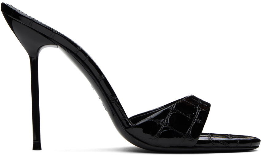 Paris Texas Women's Lidia Patent Leather Sandals Black