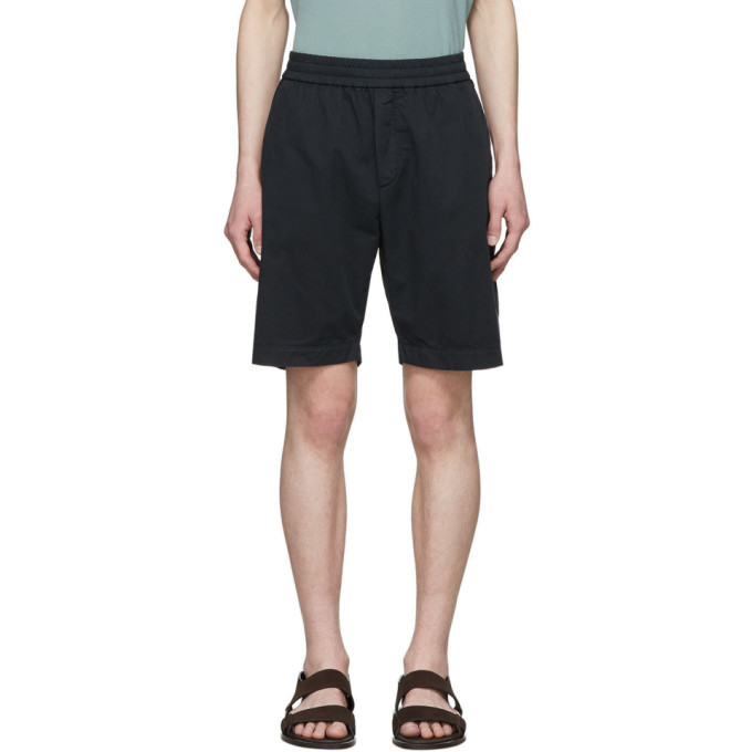 Photo: Sunspel Navy Drawstring Shorts