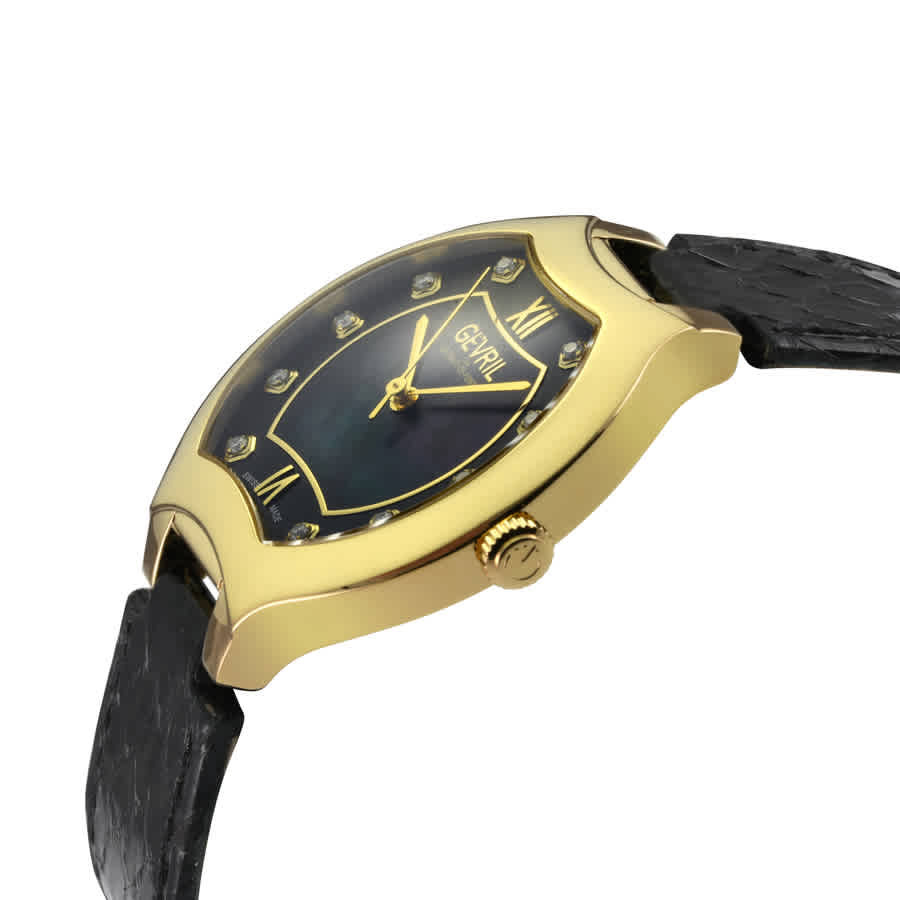 Gevril Lugano Mother of Pearl Dial Ladies Watch 11027