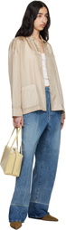 Carven Beige Silk Shirt