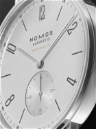 NOMOS Glashütte - Tangente Neomatik 39 Automatic 38.5mm Stainless Steel and Cordovan Leather Watch, Ref. No. 144