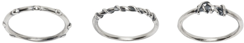 Youth Silver Layered Ring Set