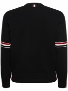 THOM BROWNE - Milano Stitch Crewneck Cotton Sweater