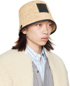 JACQUEMUS Beige & Black 'Le bob Soli' Hat