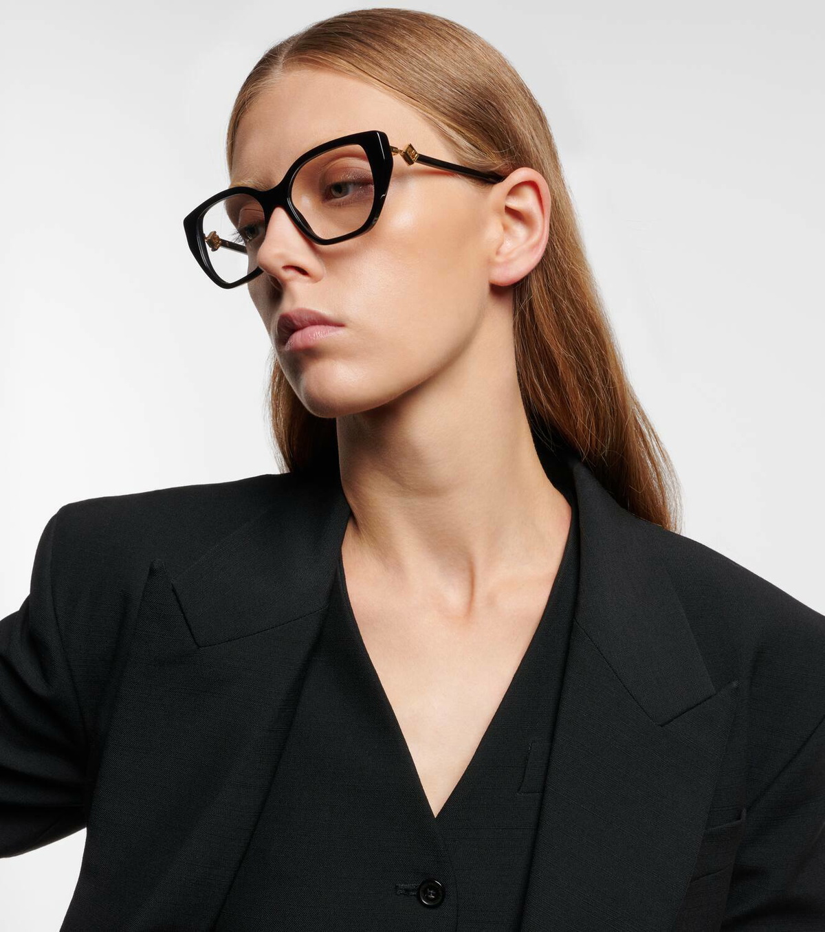 Fendi FF Diamonds cat-eye glasses Fendi