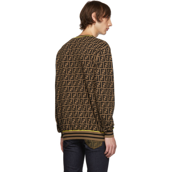 Fendi diagonal hotsell monogram sweater