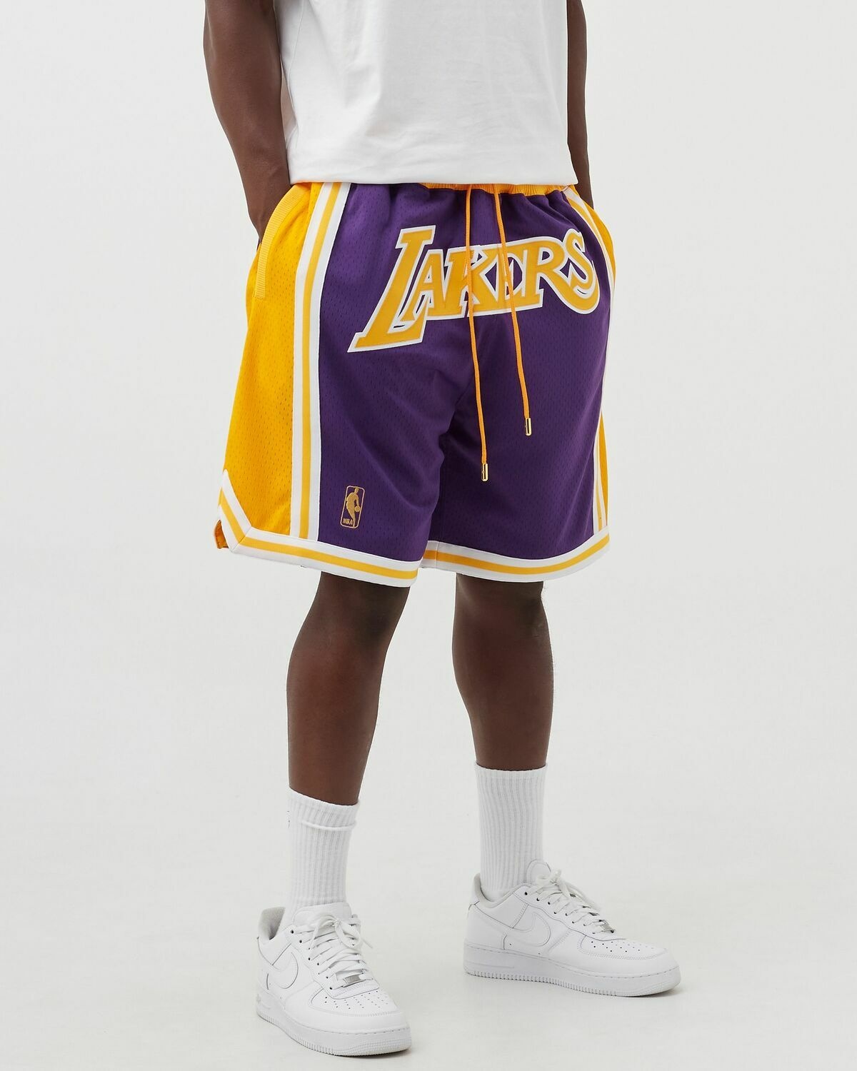 Mitchell & Ness Nba Just Don Shorts Los Angeles Lakers Road 1996 Purple - Mens - Sport & Team Shorts