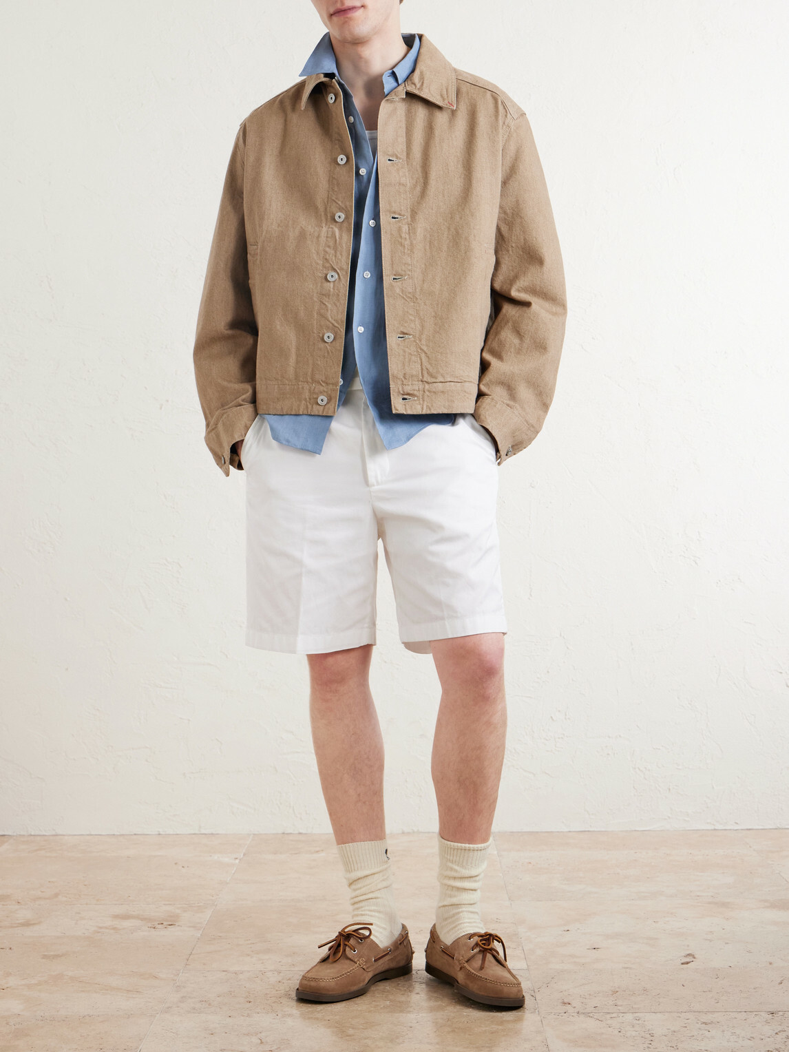 Aimé Leon Dore - Linen Shirt - Blue