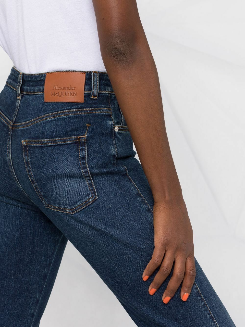 ALEXANDER MCQUEEN - Denim Cotton Jeans