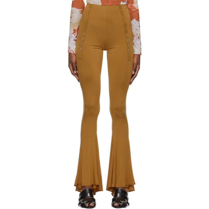 Photo: Charlotte Knowles SSENSE Exclusive Tan Ghater Trousers