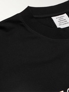 VETEMENTS - Oversized Logo-Print Cotton-Jersey T-Shirt - Black