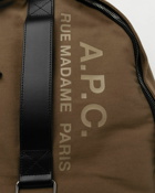 A.P.C. Sac A Dos Sense Brown - Mens - Backpacks