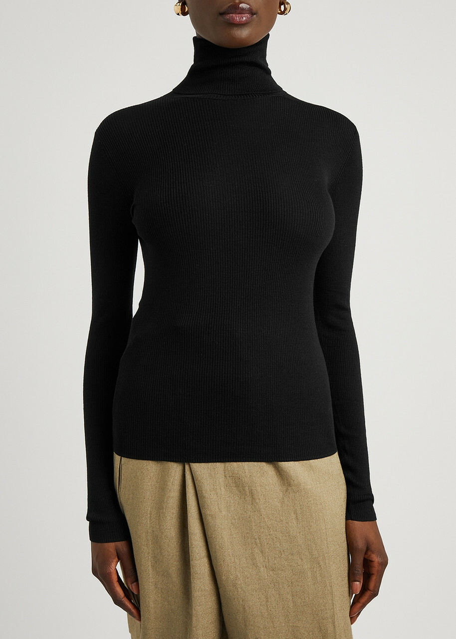 Day Birger ET Mikkelsen Sierra Roll-neck Wool Jumper Black