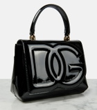 Dolce&Gabbana DG Logo Small patent leather tote bag