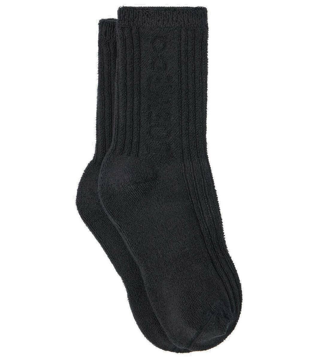 【LOEWE】 x On logo cotton-blend socks x On logo cotton-blend socks in white - Loewe | Mytheresa