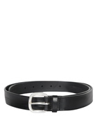 Orciani Black Leather Belt