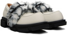 both White Gao Loafers