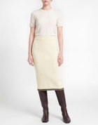 Drumohr Womens Midi skirt Ivory