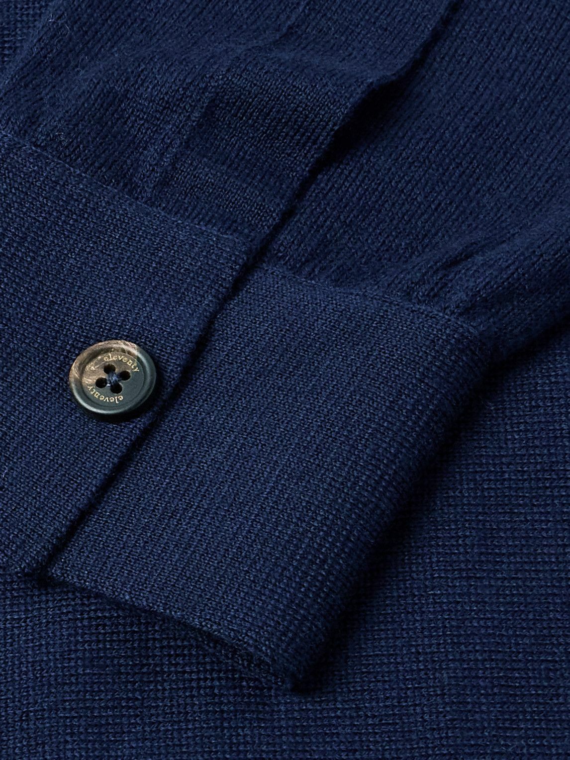 Eleventy - Slim-Fit Wool Cardigan - Blue