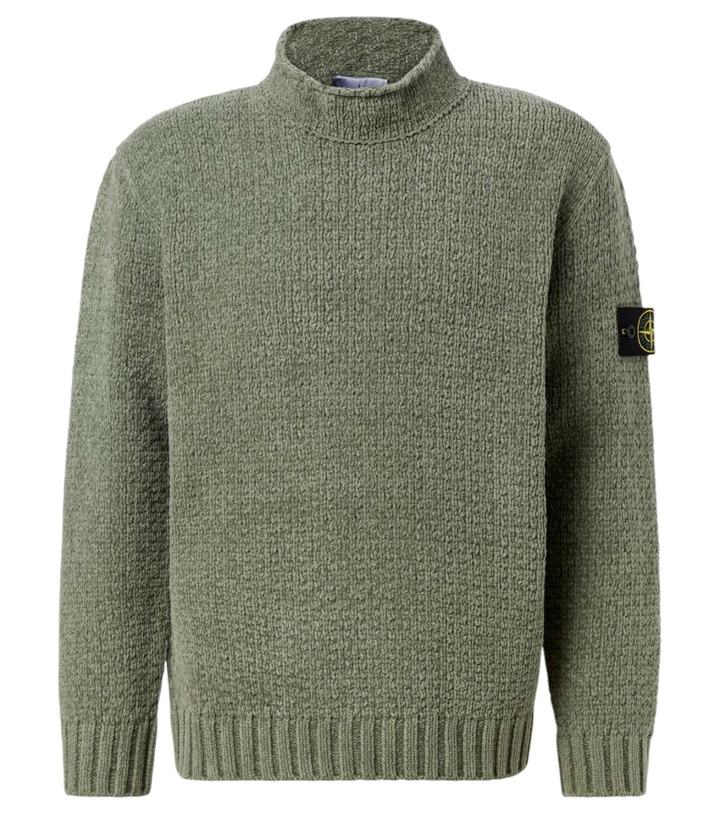 Photo: Stone Island 5100019 Compass cotton chenille sweater