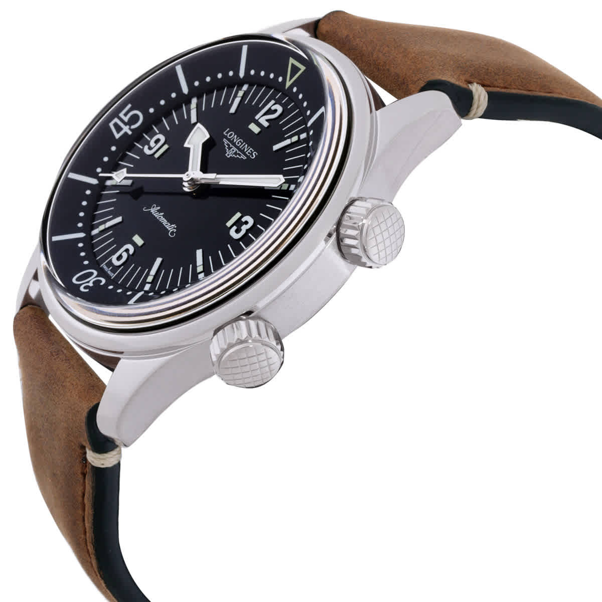 Longines Heritage Classic Automatic Black Dial Mens Watch L3.764.4.50.0