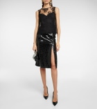 Dolce&Gabbana - Floral Chantilly lace top
