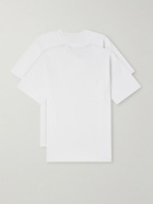 Graphpaper - Set of Two Cotton-Jersey T-Shirt - White