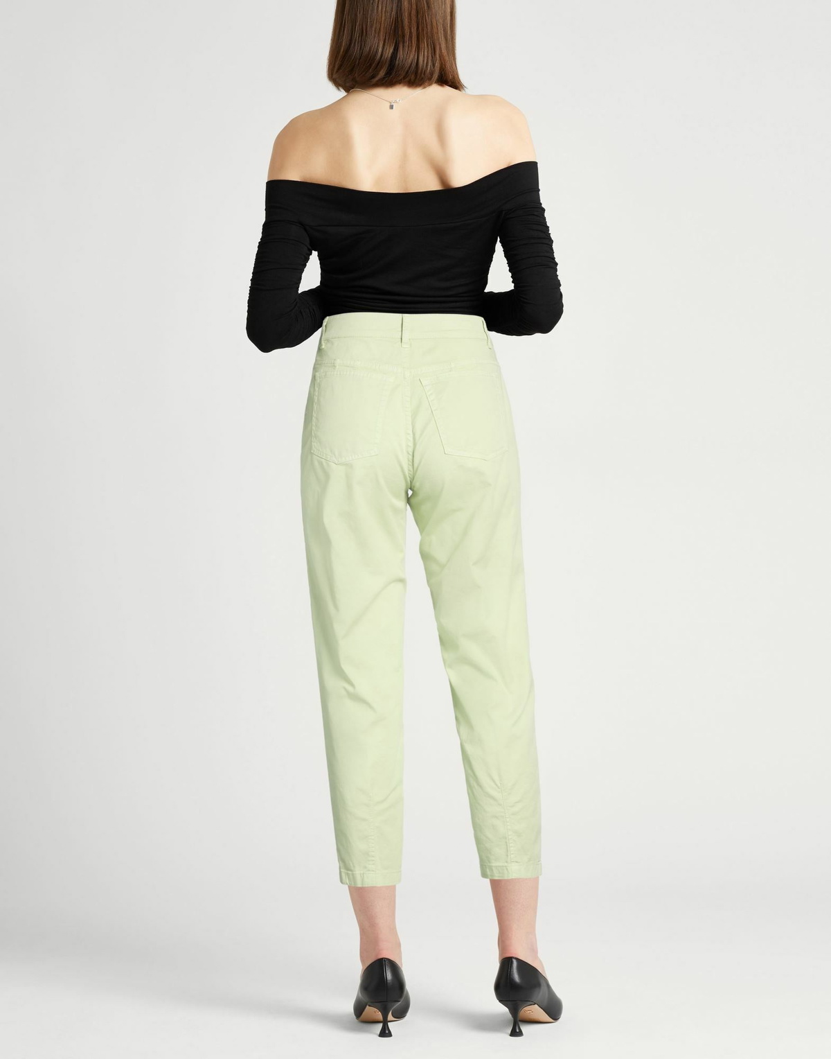 Peserico Easy Womens Pants in Sage green