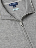 Peter Millar - Excursionist Flex Slim-Fit Wool-Blend Zip-Up Sweater - Gray