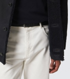 Yves Salomon Shearling-lined leather jacket