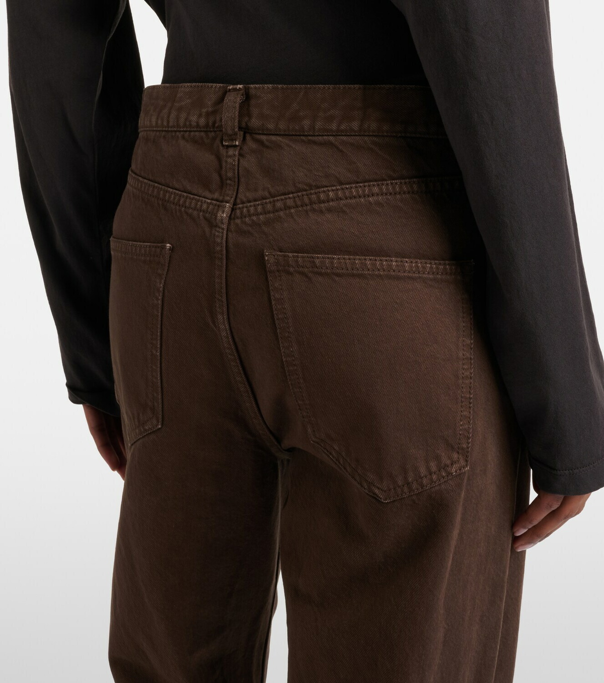 The Row Finbar wide-leg jeans