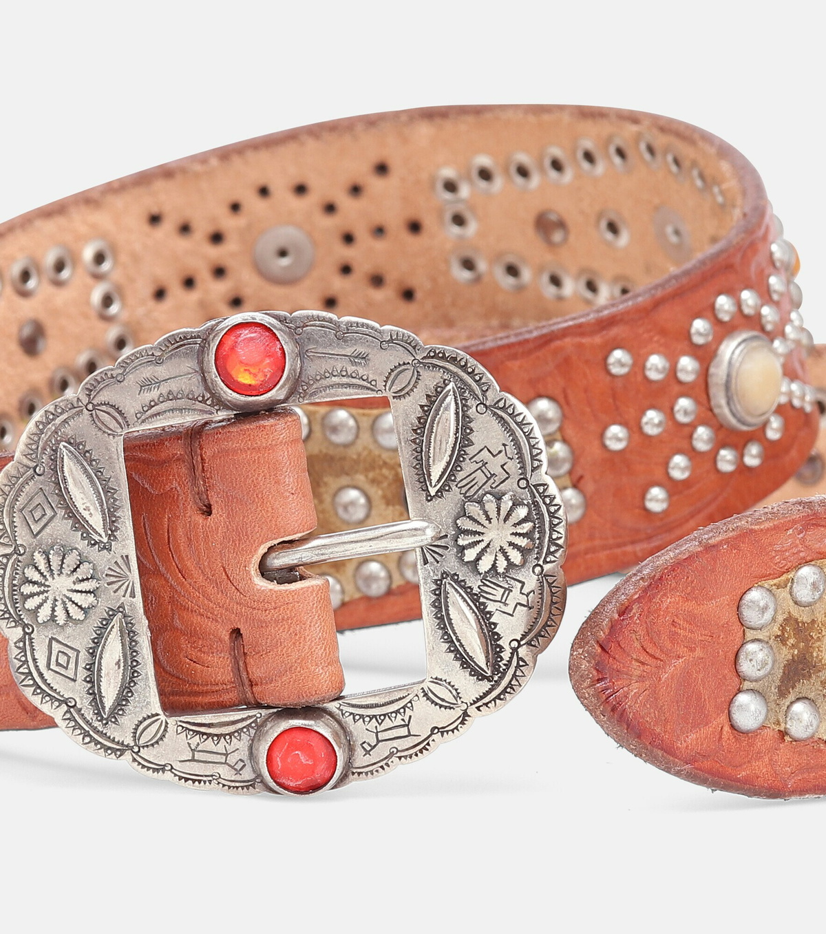 Golden Goose - Texas Rodeo embellished leather belt