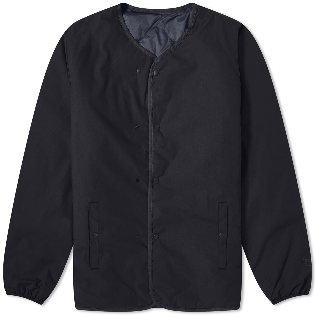 Nanamica Men's Reversible Down Cardigan in Navy