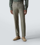 Rubinacci Modluca linen chinos