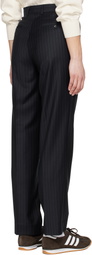 Carter Young Navy Flat Front Trousers