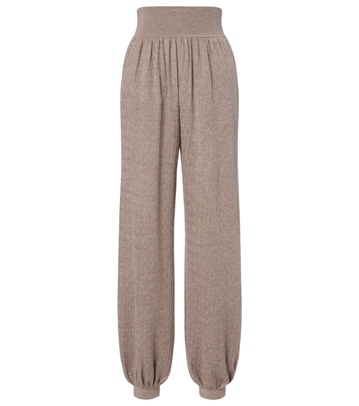 Photo: Loro Piana Cashmere and silk tapered pants