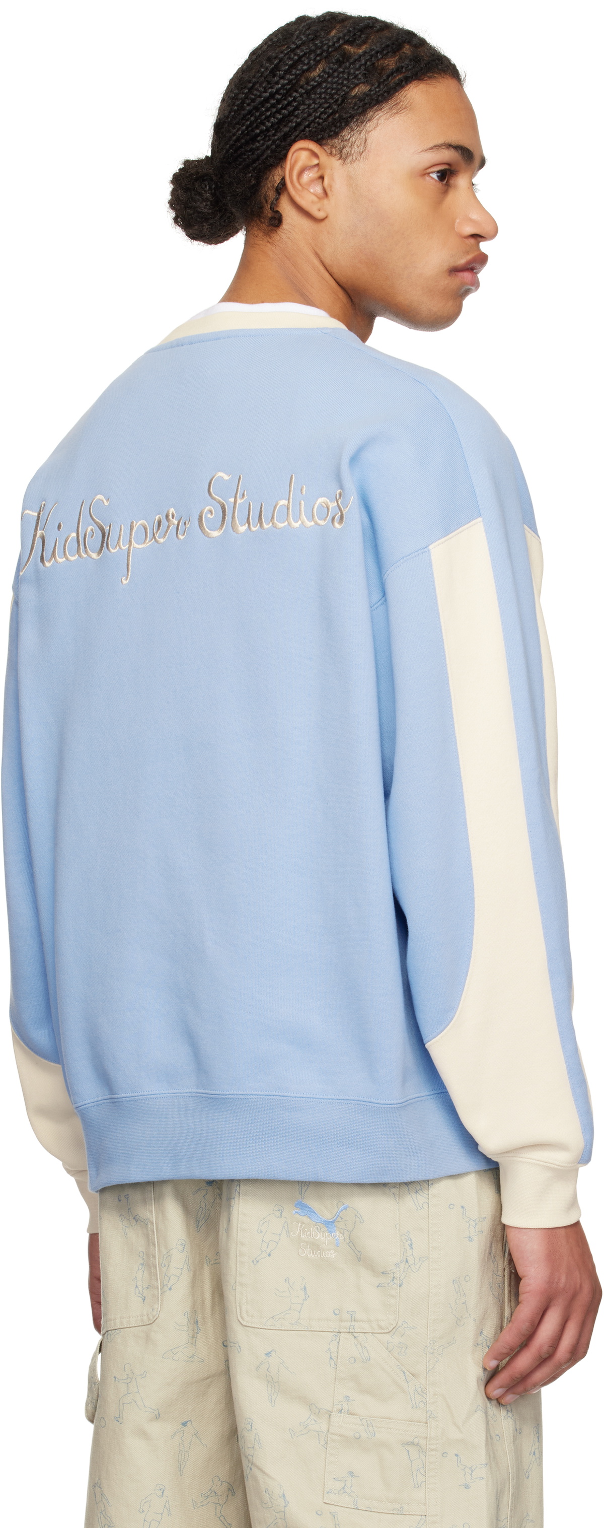 KidSuper Blue PUMA Edition King Crew Sweatshirt