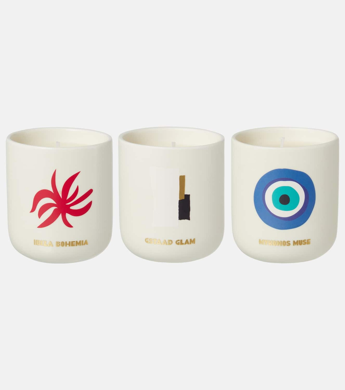 Assouline Travel From Home Mini set of 3 scented candles