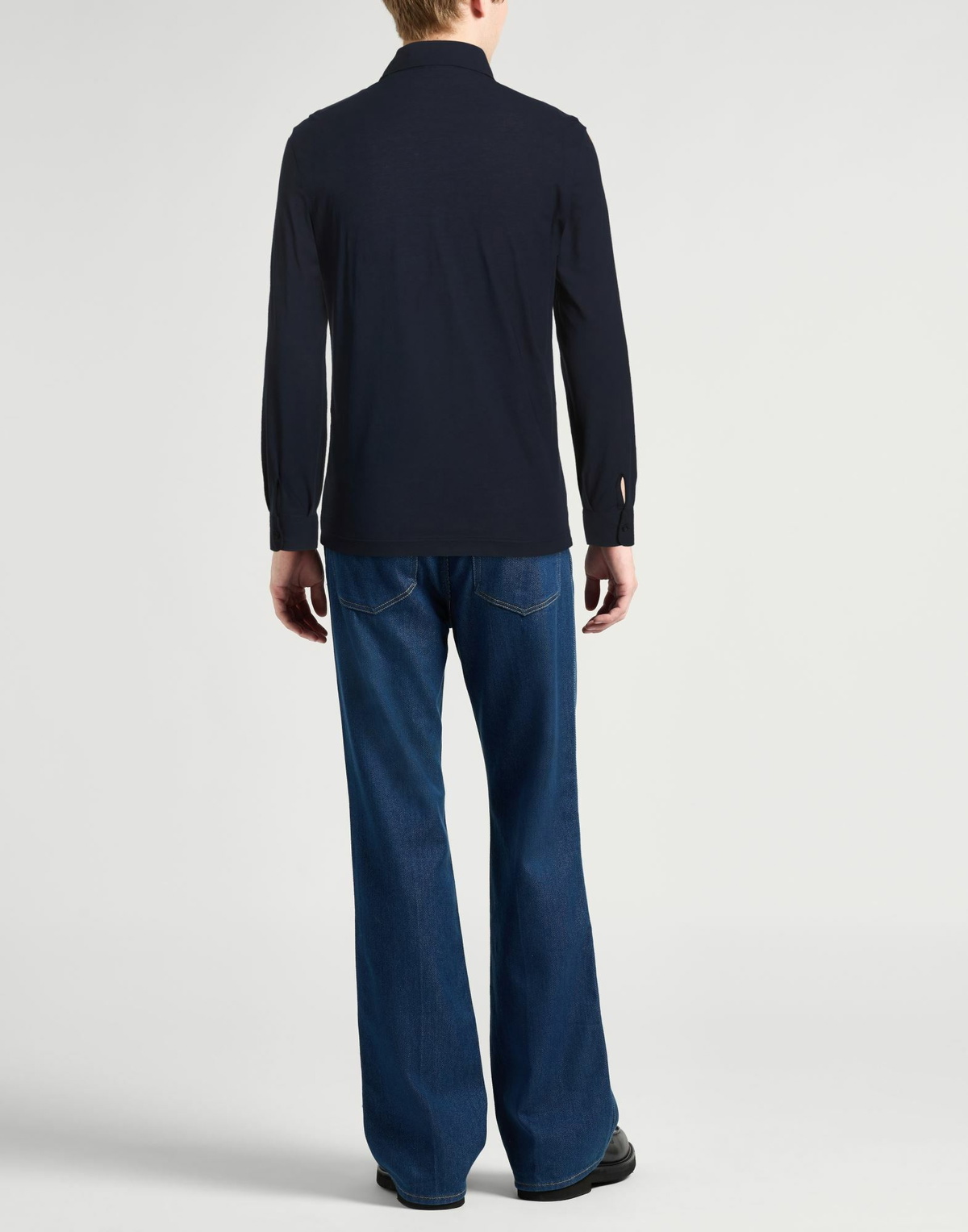 Herno Mens Shirt Midnight in Blue