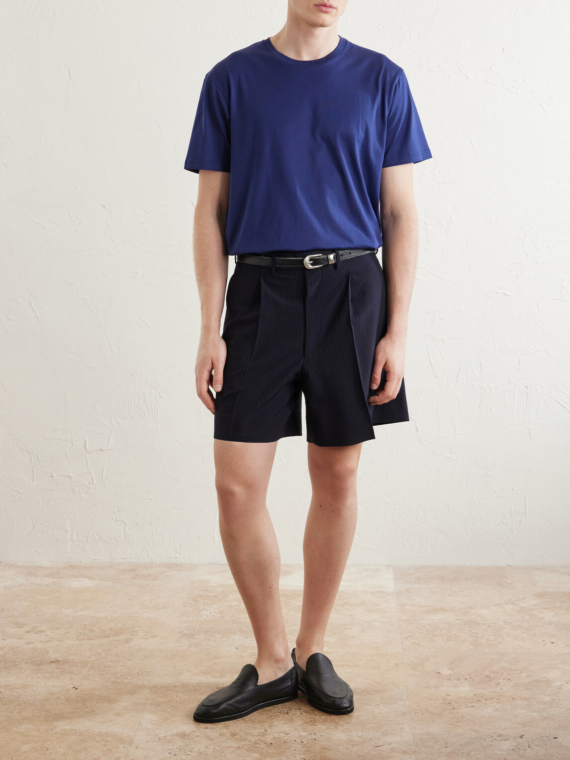 Sunspel - Riviera Cotton T-Shirt - Blue