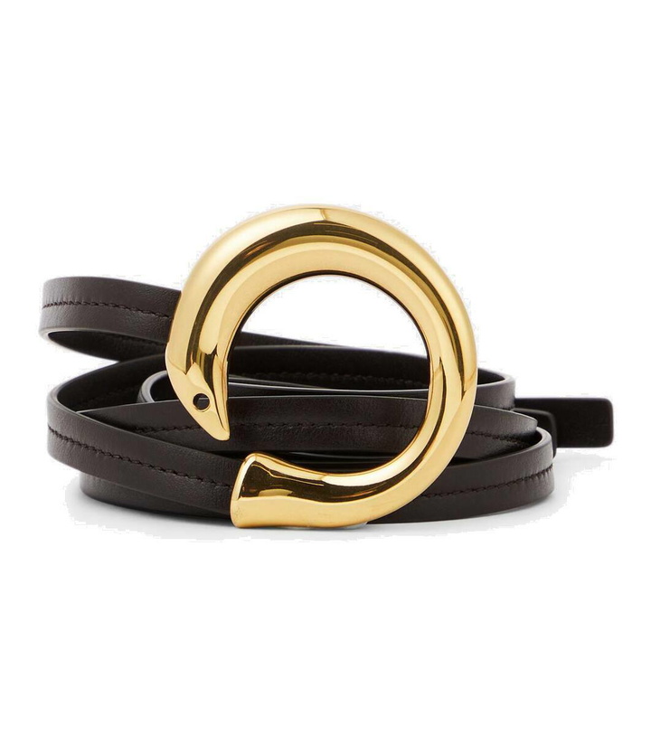 Photo: Bottega Veneta Sardine leather belt