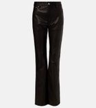 Rabanne Leather flared pants