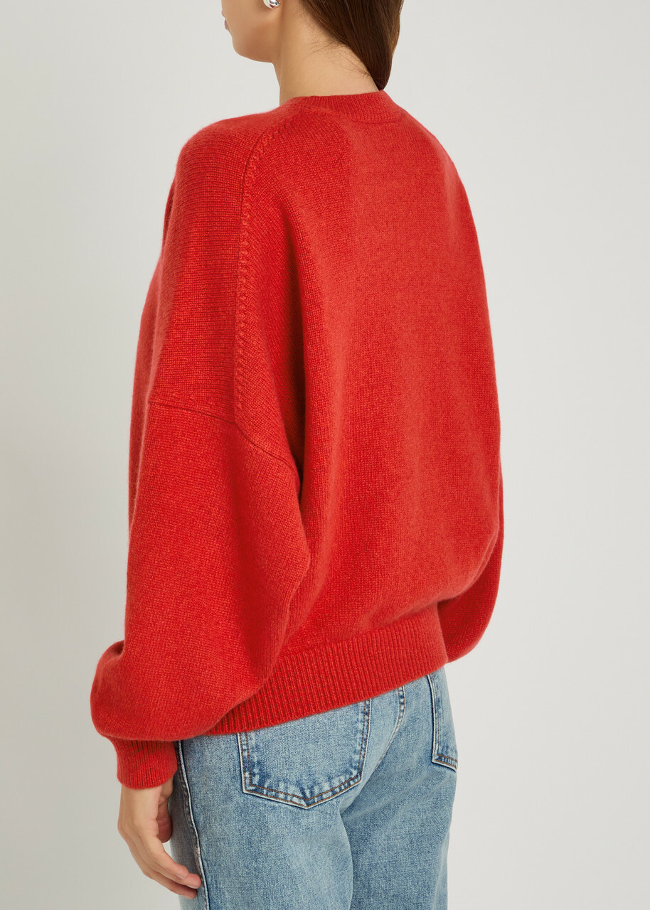 Khaite Margaux Cashmere Jumper Orange