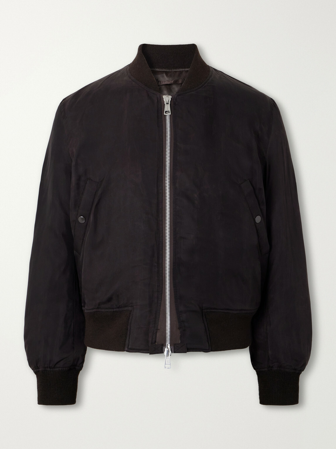 Our Legacy - Reversible Padded Coated-Twill Bomber Jacket - Brown