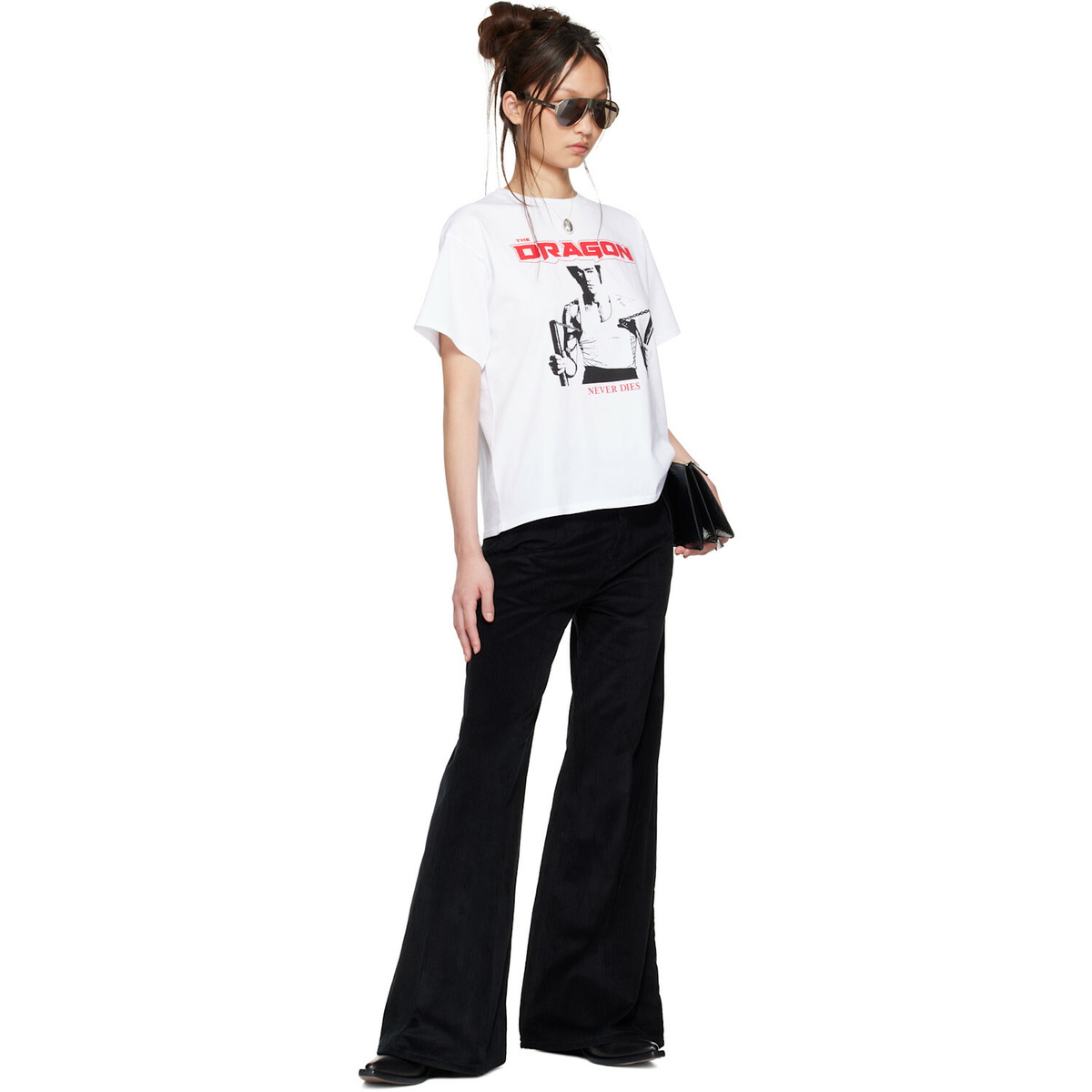 LU'U DAN BRUCE LEE x LỰU ĐẠN Black Motel Trousers