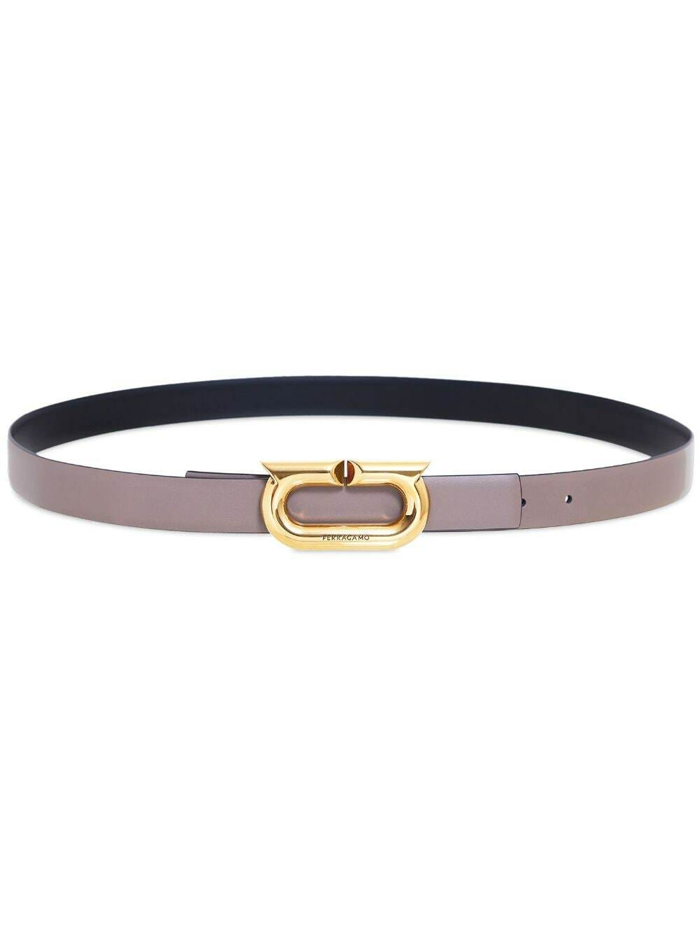 FERRAGAMO Gancio Leather Belt Salvatore Ferragamo