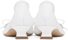 Simone Rocha SSENSE Exclusive Bridal Capsule Embellished Flower Ballerina Heels