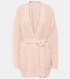 Max Mara Belted wool and cashmere cardigan