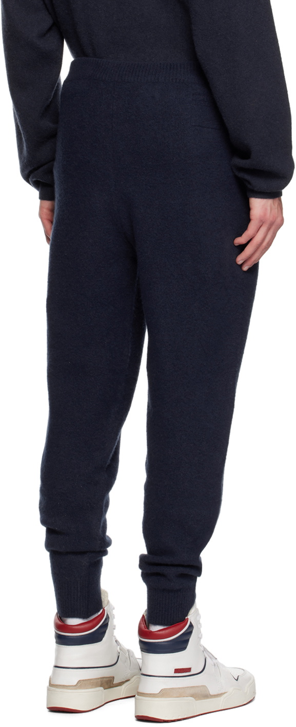 Frenckenberger Navy Hotoveli Lounge Pants